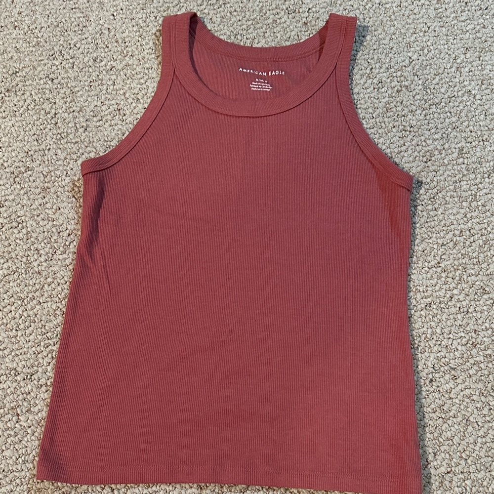 American Eagle Outfitters Red Tank Top
